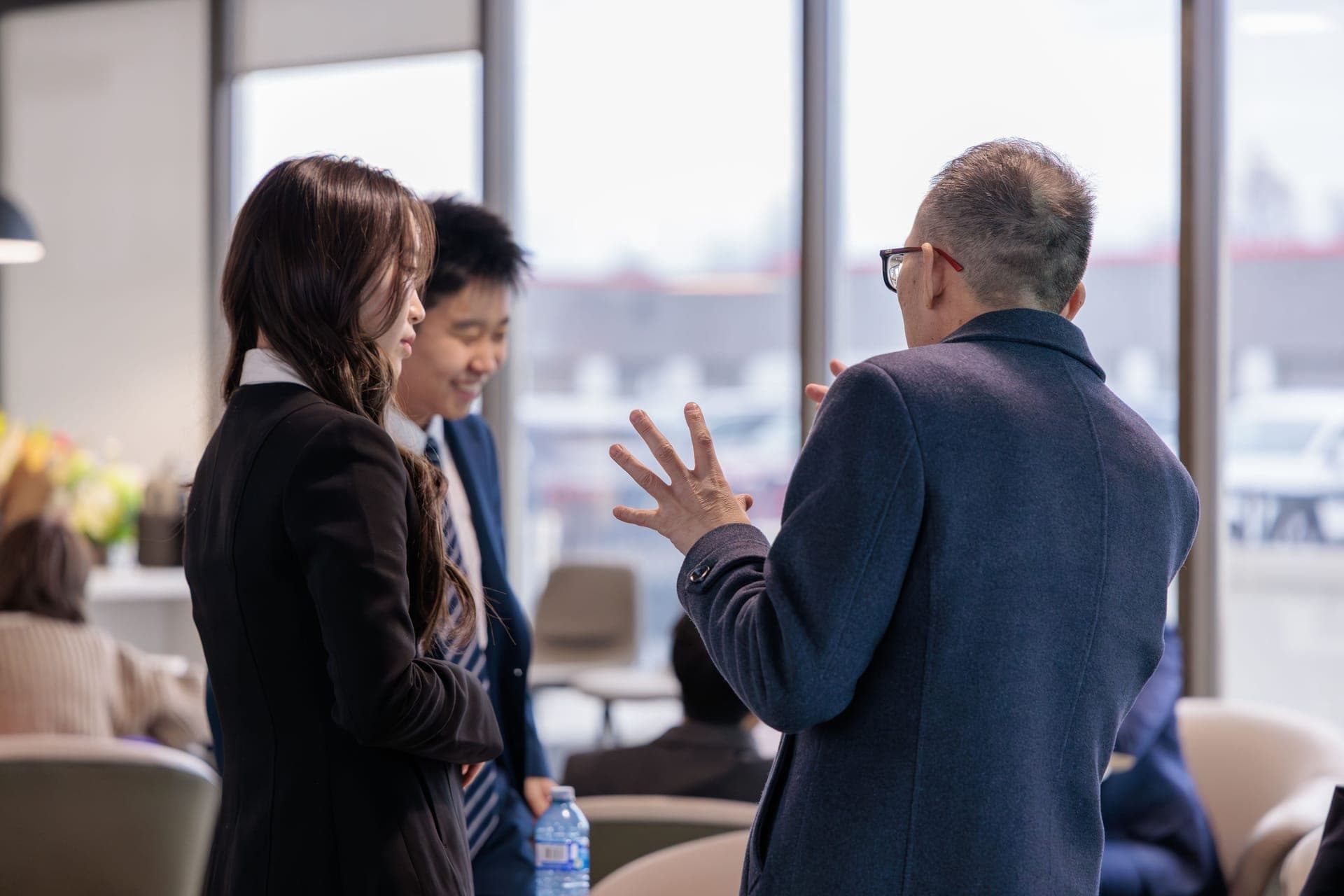 Students in an AI workshop